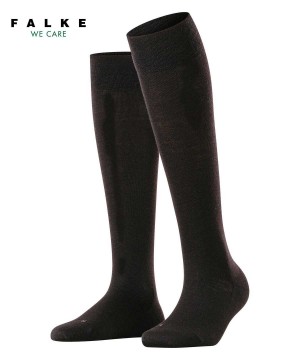 Calzini Donna Falke Sensitive Berlin Knee-high Socks Nere | QEJD37516