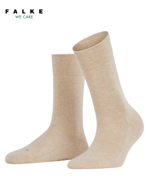 Calzini Donna Falke Sensitive London Socks Beige | JMYS95248