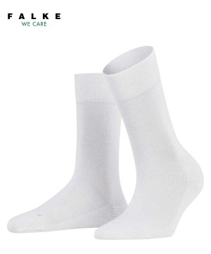 Calzini Donna Falke Sensitive London Socks Bianche | DKLG39516