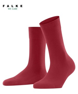 Calzini Donna Falke Sensitive London Socks Rosse | BIZJ65470