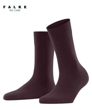 Calzini Donna Falke Sensitive London Socks Rosse | DPEY90563