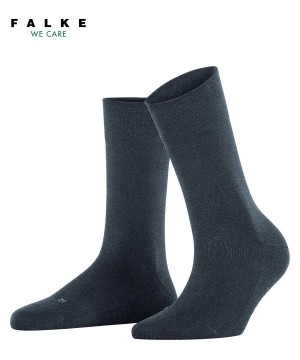 Calzini Donna Falke Sensitive New York Socks Blu | SDRT34250