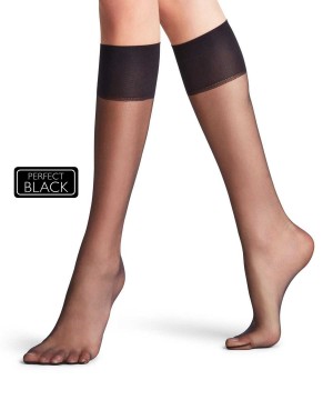 Calzini Donna Falke Shelina 12 DEN Knee-high Socks Nere | OPUN08517