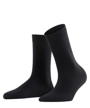 Calzini Donna Falke Softmerino Socks Nere | AOKT13759