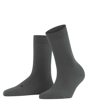 Calzini Donna Falke Stabilizing Wool Everyday Socks Grigie | HKJF65378