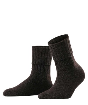 Calzini Donna Falke Striggings Rib Boot socks Grigie | POHF94872