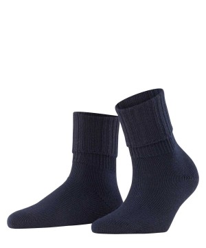 Calzini Donna Falke Striggings Rib Boot socks Blu | QDWU62380