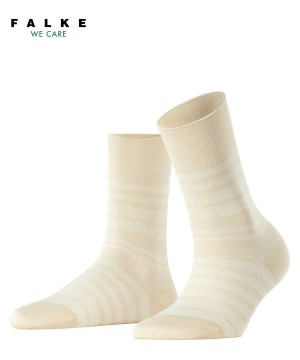 Calzini Donna Falke Sunset Stripe Socks Beige | AGVM86572