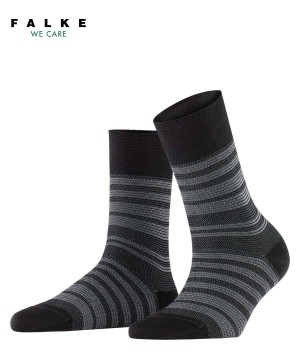 Calzini Donna Falke Sunset Stripe Socks Nere | DBNT91825