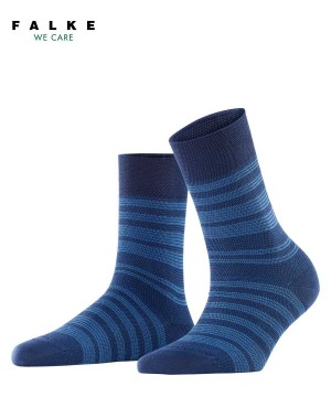 Calzini Donna Falke Sunset Stripe Socks Blu | ZNJR93186