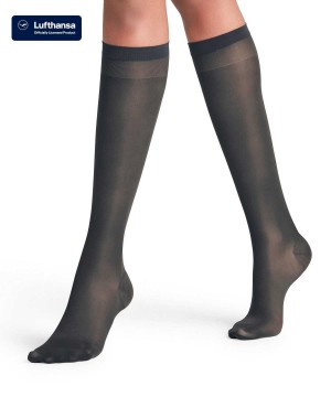 Calzini Donna Falke Vitalize 20 DEN Knee-high Socks Grigie | WLCX69738