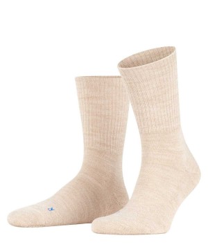 Calzini Donna Falke Walkie Light Boot socks Beige | ILUC92786