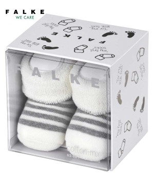 Calzini Neonato Falke Erstlingsringel Socks Bianche | ZVLC54312