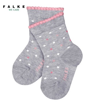 Calzini Neonato Falke Little Dot Socks Grigie | DOCL49723