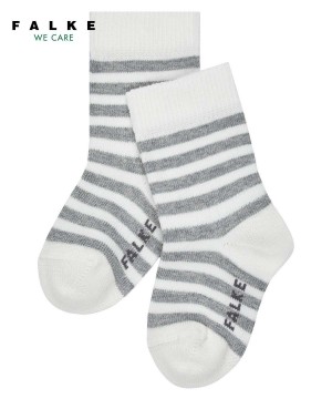 Calzini Neonato Falke Stripe Socks Bianche | NDPM09537