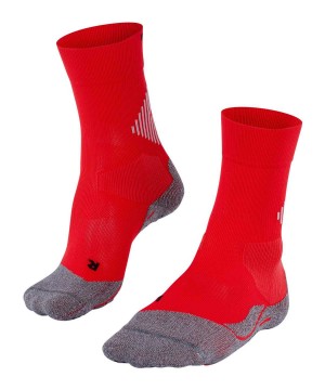 Calzini Uomo Falke 4GRIP Stabilizing Socks Rosse | RNSJ52136