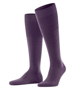 Calzini Uomo Falke Airport Knee-high Socks Blu | SDBA27064