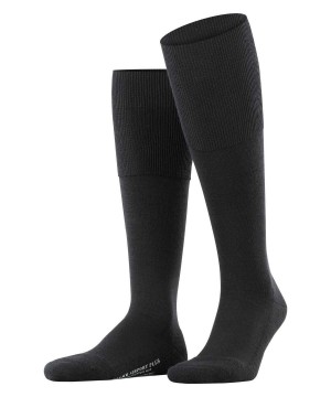 Calzini Uomo Falke Airport Plus Knee-high Socks Nere | UWBD48265