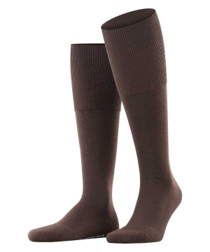 Calzini Uomo Falke Airport Plus Knee-high Socks Marroni | UFPK03421