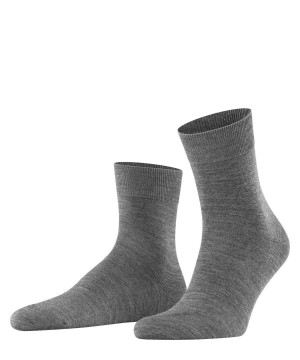 Calzini Uomo Falke Airport Short sock Grigie | XHZW76021