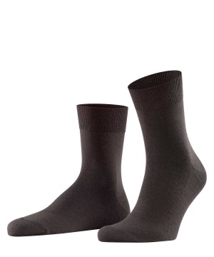 Calzini Uomo Falke Airport Short sock Marroni | UEMA36905