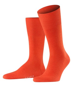 Calzini Uomo Falke Airport Socks Arancioni | DSRT19462