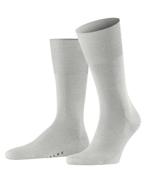 Calzini Uomo Falke Airport Socks Grigie | RLBA96734