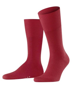 Calzini Uomo Falke Airport Socks Rosse | BOQA07359