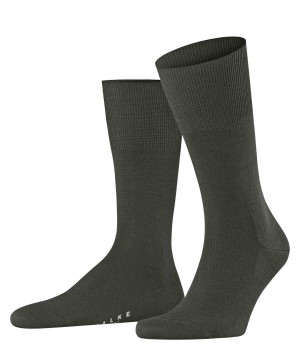 Calzini Uomo Falke Airport Socks Verdi | NRAB78691