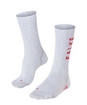 Calzini Uomo Falke BC Impulse Biking Socks Bianche | TJUK04158