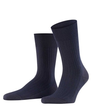 Calzini Uomo Falke Bristol Pure Socks Blu | XTKH21543