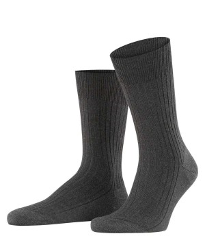 Calzini Uomo Falke Bristol Pure Socks Grigie | STPF45932