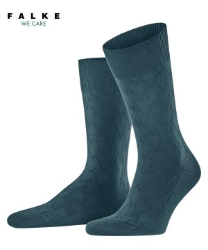 Calzini Uomo Falke Classic Tale Socks Verdi | YRPO57391