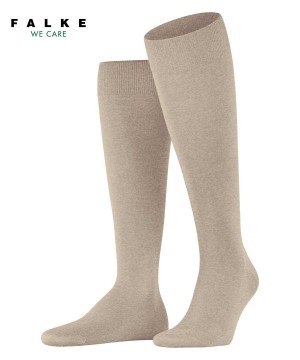 Calzini Uomo Falke ClimaWool Knee-high Socks Beige | JZAX65891