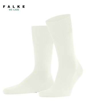 Calzini Uomo Falke ClimaWool Socks Bianche | BVEG67514