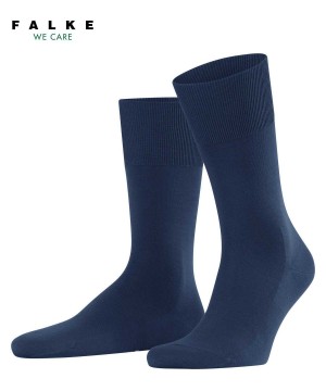 Calzini Uomo Falke ClimaWool Socks Blu | FRVW63459