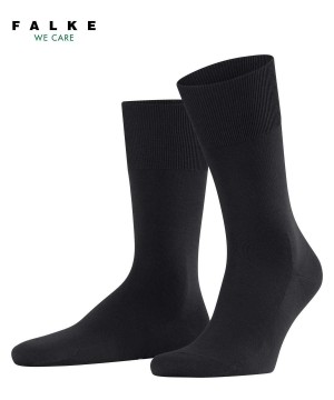 Calzini Uomo Falke ClimaWool Socks Nere | LMDQ62895