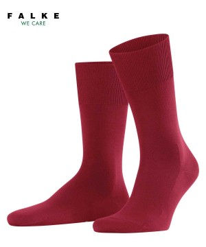 Calzini Uomo Falke ClimaWool Socks Rosse | POBQ43091