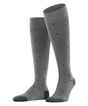 Calzini Uomo Falke Dot Knee-high Socks Grigie | NQMG57348