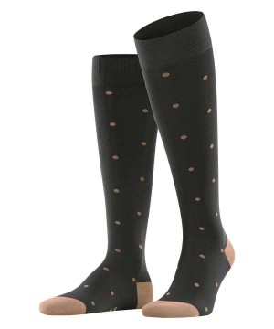 Calzini Uomo Falke Dot Knee-high Socks Marroni | VOYH50286