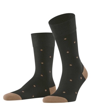 Calzini Uomo Falke Dot Socks Marroni | XVIC09836