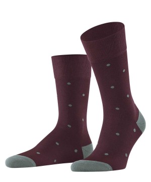 Calzini Uomo Falke Dot Socks Rosse | SNBF98156