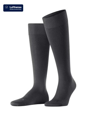 Calzini Uomo Falke Energizing Cotton Knee-high Socks Grigie | TOSI23710