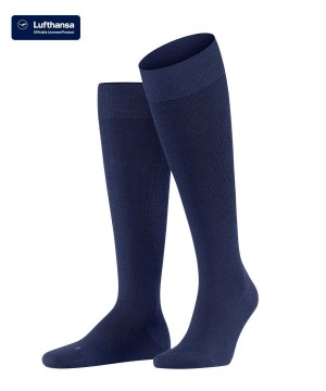 Calzini Uomo Falke Energizing Wool Knee-high Socks Blu | RFYQ32945