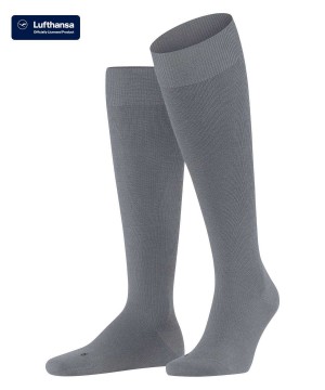 Calzini Uomo Falke Energizing Wool Knee-high Socks Grigie | FCJK12038