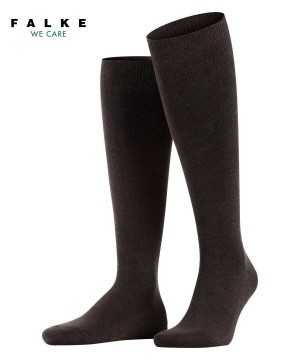 Calzini Uomo Falke Family Knee-high Socks Marroni | XMDF91304