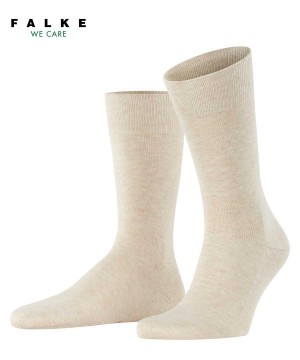 Calzini Uomo Falke Family Socks Beige | RZCU82657