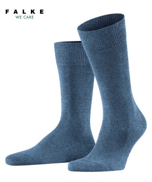 Calzini Uomo Falke Family Socks Blu | DQEW59013