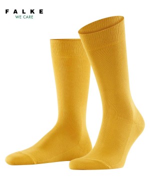 Calzini Uomo Falke Family Socks Gialle | OPHU60584