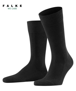 Calzini Uomo Falke Family Socks Nere | CWAY05762